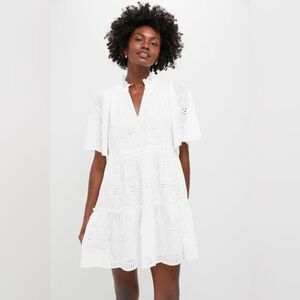 NWT Tuckernuck White Eyelet Crawford Dress Large